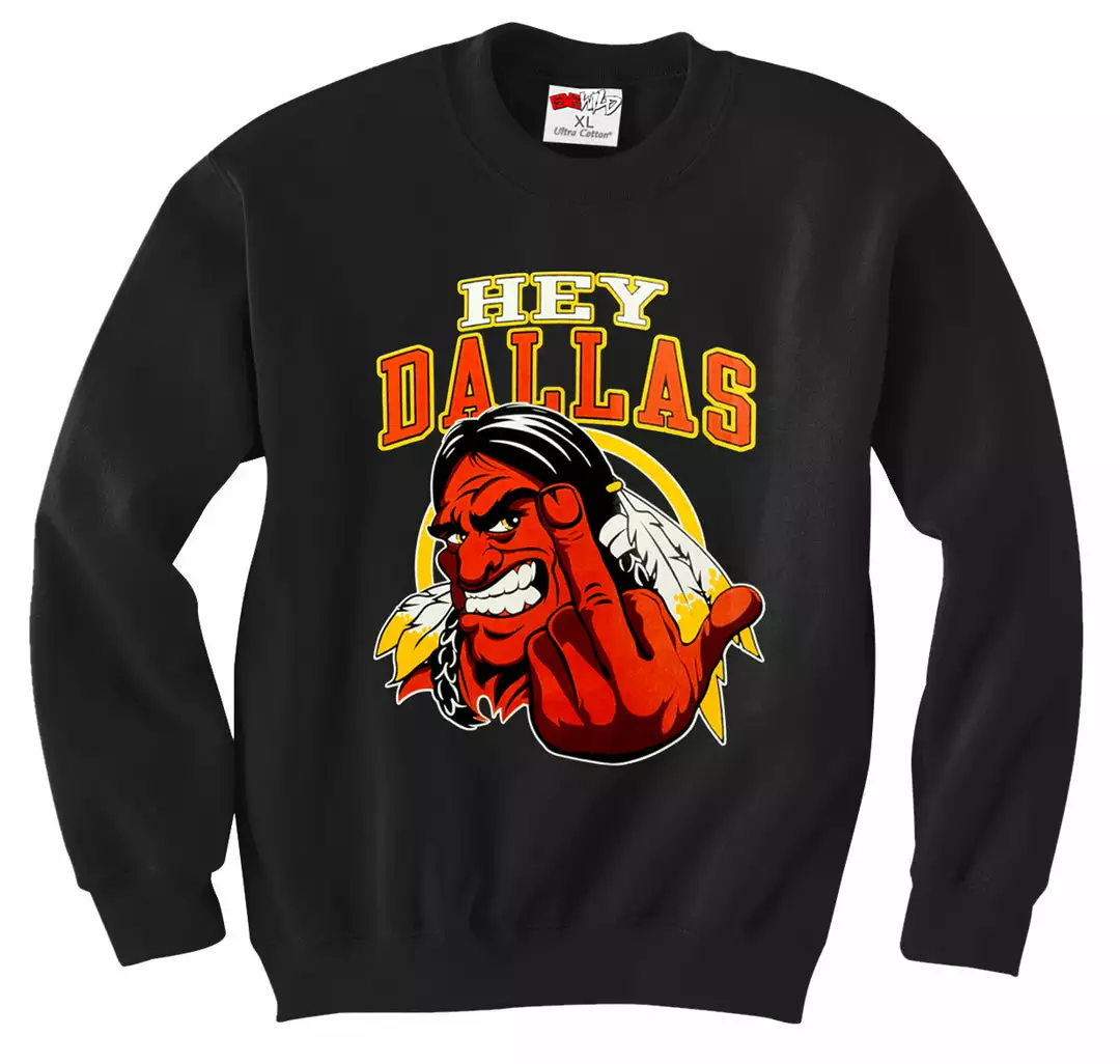 Bewild Sport Inspiration Washington Fan - Hey Dallas Adult Crewneck 5 Bewild Sport Inspiration Washington Fan - Hey Dallas Adult Crewneck