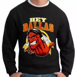 Bewild Sport Inspiration Washington Fan - Hey Dallas Adult Crewneck