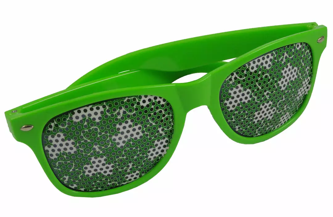 Bewild Wayfarer Sunglasses With Mini Shamrock Pattern 6 Bewild Wayfarer Sunglasses With Mini Shamrock Pattern