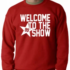 Bewild Sport Inspiration Welcome To The Show Watt Houston Adult Crewneck 8 Bewild Sport Inspiration Welcome To The Show Watt Houston Adult Crewneck