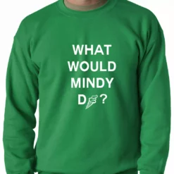Bewild What Would Mindy Do? Eat Ice Cream Adult Crewneck Cool Funny & Offensive