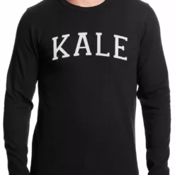 Bewild White Print Kale Thermal Shirt