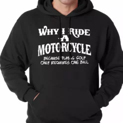 Bewild Why I Ride A Motorcycle Adult Crewneck