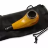 Bewild Rolling Papers And Pipe Wood Grain Tobacco Smoking Pipe With Case
