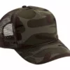 Bewild Trucker Hats Woodland Camouflage Mesh Trucker Hat