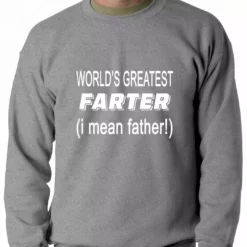 Bewild Worlds Greatest Farter Adult Crewneck