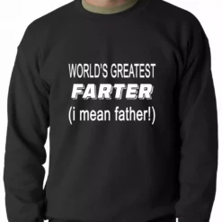 Bewild Worlds Greatest Farter Adult Crewneck