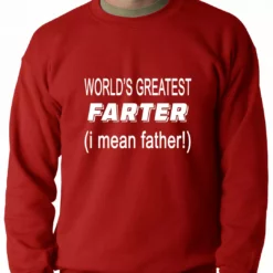 Bewild Worlds Greatest Farter Adult Crewneck