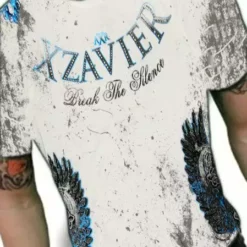 Bewild Xzavier "Break The Silence" Couture T-Shirt (White)