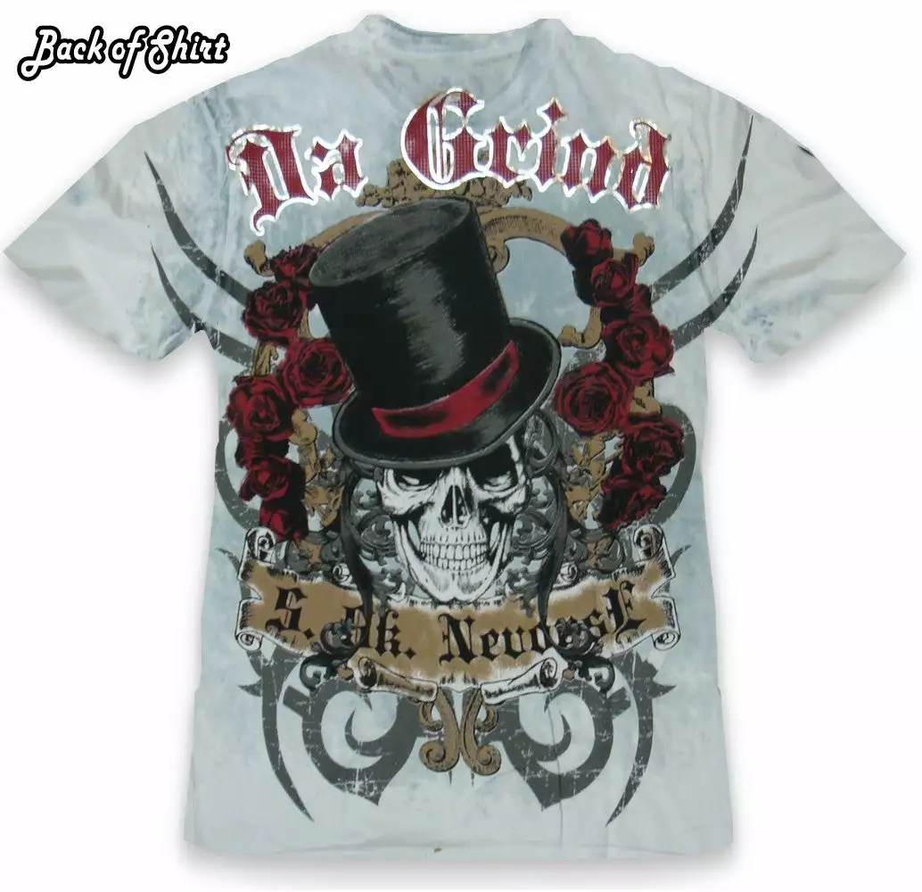 Bewild Xzavier Da Grind "Slash" T-Shirt (White/Grey) 5 Bewild Xzavier Da Grind "Slash" T-Shirt (White/Grey)