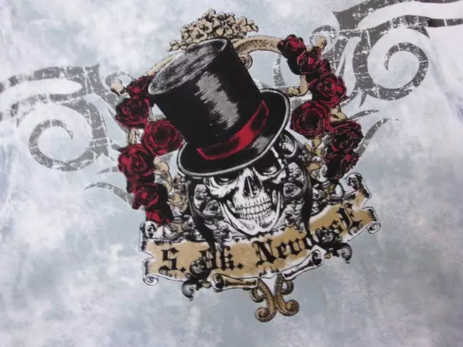 Bewild Xzavier Da Grind "Slash" T-Shirt (White/Grey) 6 Bewild Xzavier Da Grind "Slash" T-Shirt (White/Grey)