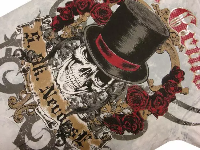 Bewild Xzavier Da Grind "Slash" T-Shirt (White/Grey) 9 Bewild Xzavier Da Grind "Slash" T-Shirt (White/Grey)