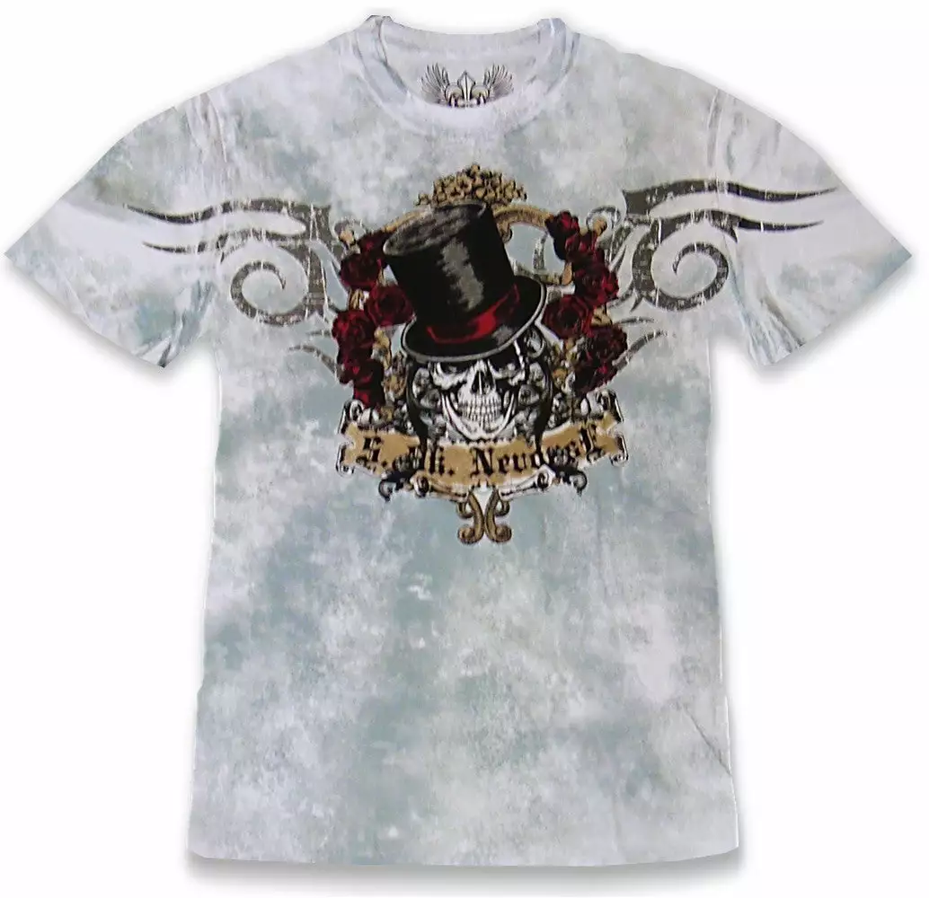 Bewild Xzavier Da Grind "Slash" T-Shirt (White/Grey) 4 Bewild Xzavier Da Grind "Slash" T-Shirt (White/Grey)