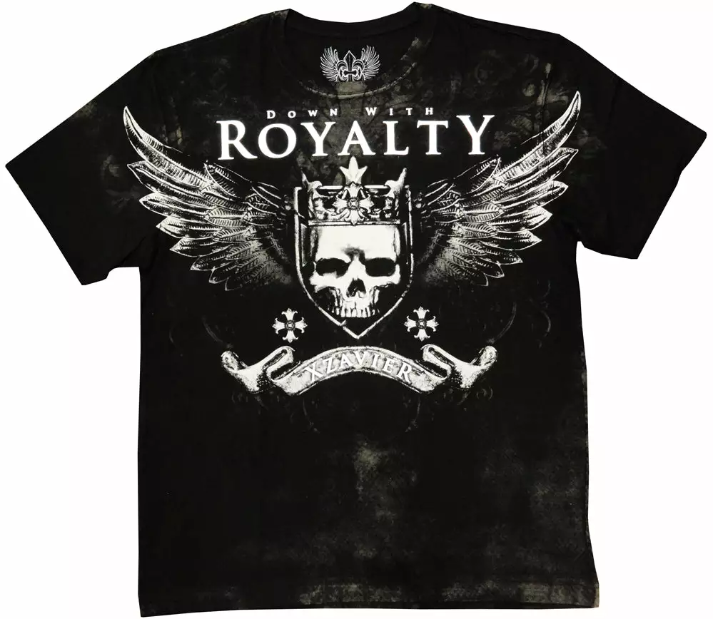 Bewild Xzavier "Down With Royalty" Men's T-Shirt (Black) 4 Bewild Xzavier "Down With Royalty" Men's T-Shirt (Black)