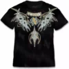 Bewild Xzavier Guilded Tribal Couture Rhinestone T-Shirt