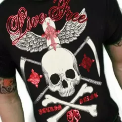 Bewild Xzavier "Live Free" T-Shirt (Black)