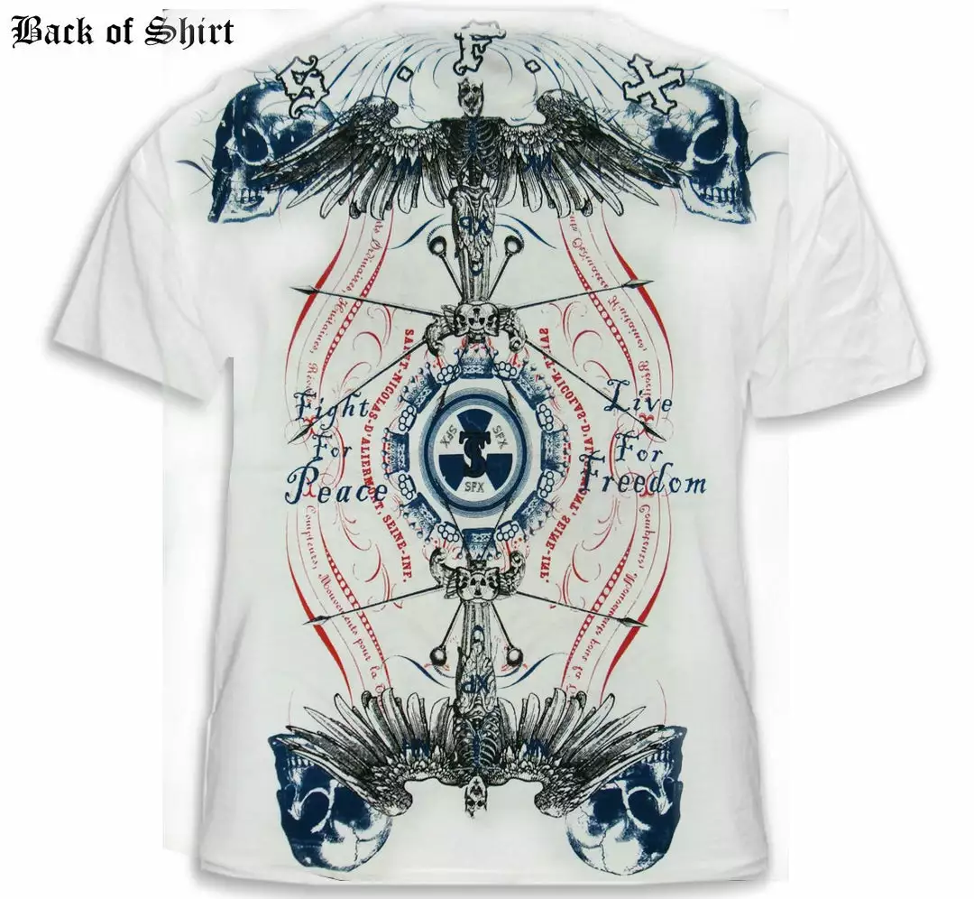 Bewild Xzavier SFX "Peace & Freedom" T-Shirt 5 Bewild Xzavier SFX "Peace & Freedom" T-Shirt