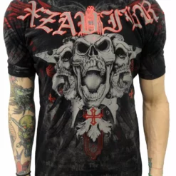 Bewild Xzavier "Skull And Cross" T-shirt (Black)