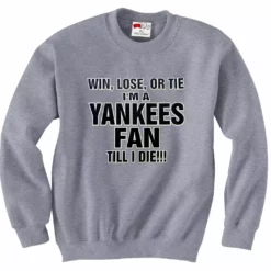 Bewild Yankee Fan Till I Die Adult Crewneck Sport Inspiration