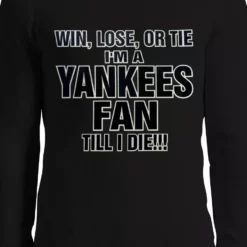 Bewild Yankee Fan Till I Die Thermal Long Sleeve Shirt