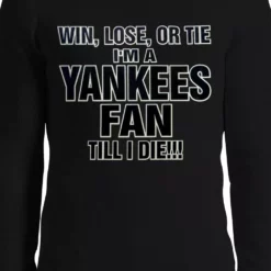 Bewild Yankee Fan Till I Die Thermal Long Sleeve Shirt