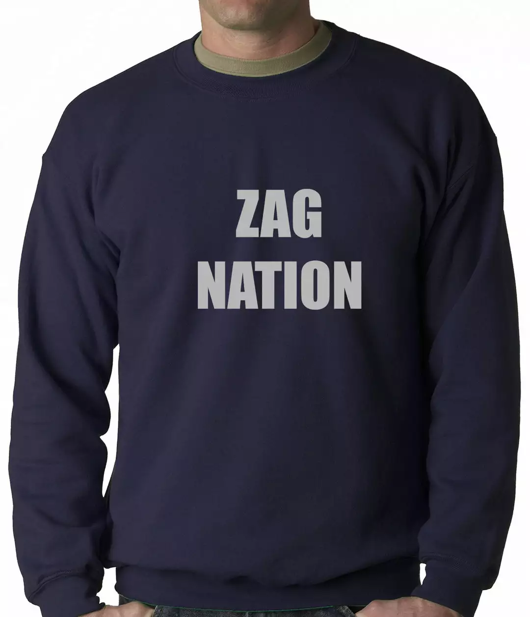 Bewild Zag Nation Adult Crewneck Sport Inspiration 5 Bewild Zag Nation Adult Crewneck Sport Inspiration