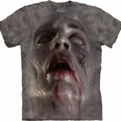 Bewild Zombie Big Face Men's T-Shirt The Mountain Apparel
